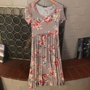 Sweet Springtime Floral Dress